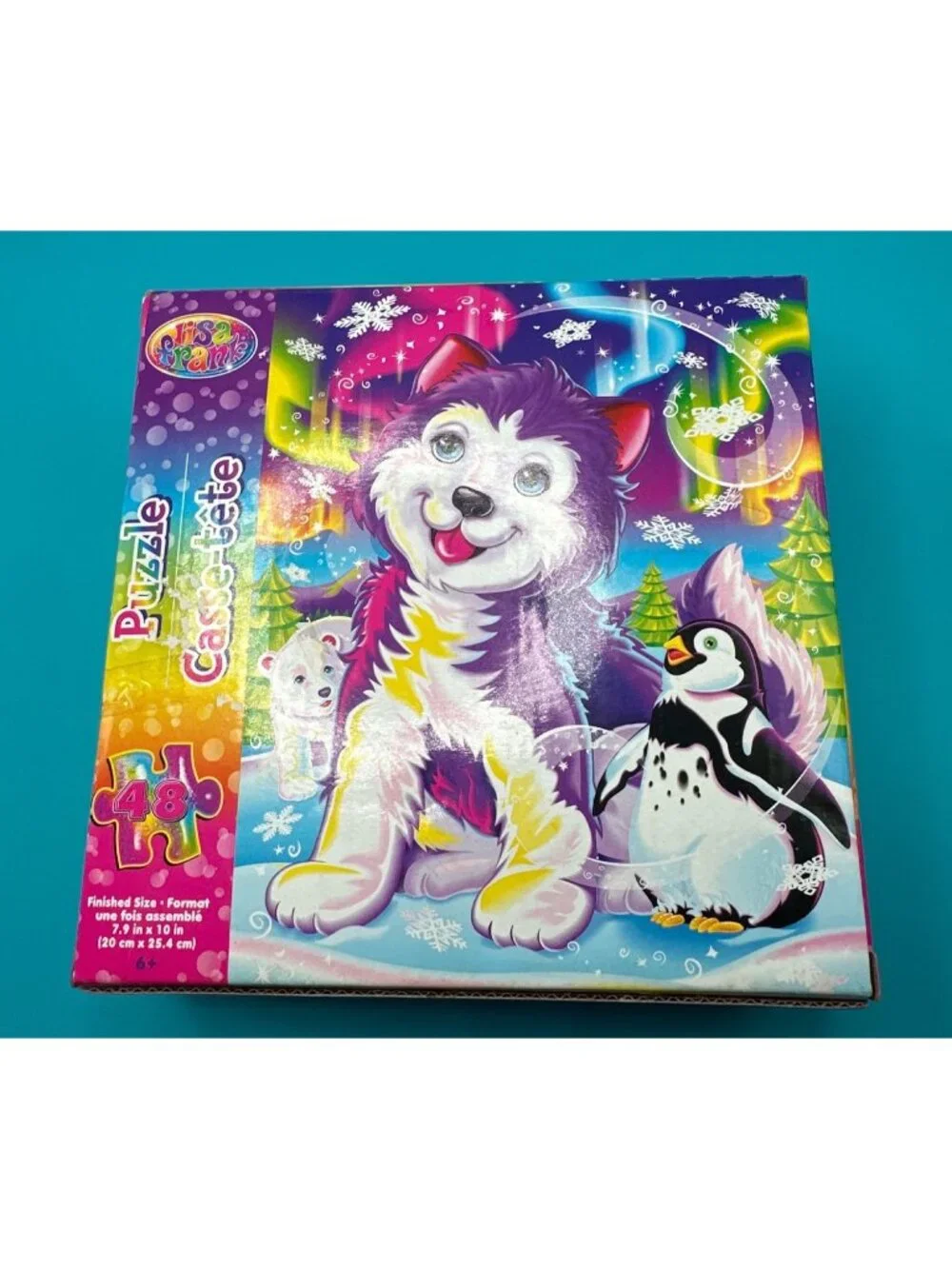 Lisa Frank 48 Piece Jigsaw Puzzle, Vintage, Sealed NIB